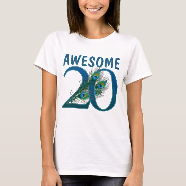 20th Birthday shirts (Front)