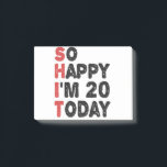 20th Birthday So Happy I'm 20 Today Gift Funny Post-it Notes<br><div class="desc">sohappyim20, imhappysadtoday, birthday, giftidea, fathersday, funny, yearsold, dad, awsomegift, humour</div>