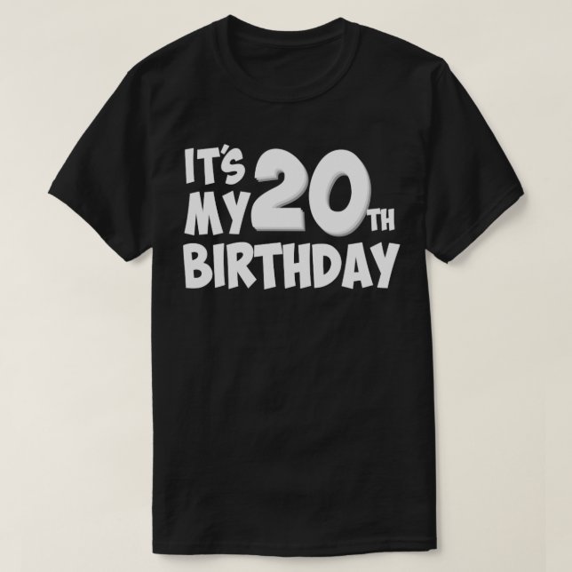 20th birthday T-Shirt (Design Front)