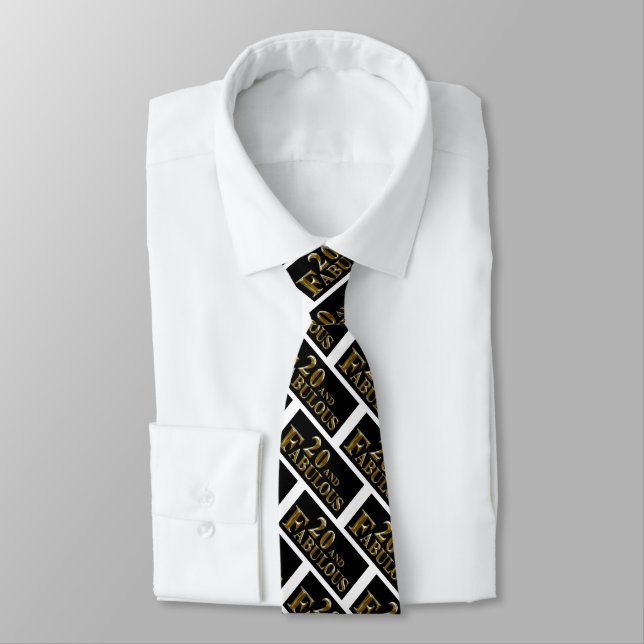 20th Birthday  Tie (Tied)
