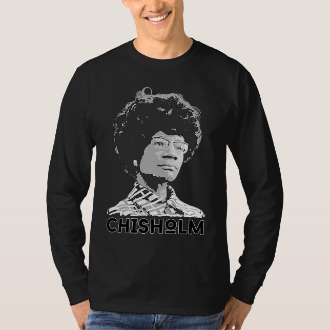 20th Century Politician Heroine Chisholm T-Shirt (Front)