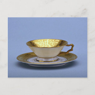 20th century tea cup and saucer, Bavaria, Germany Postcard