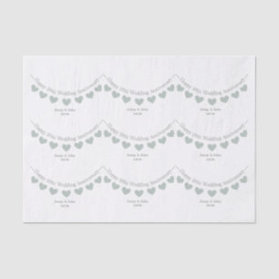 20th China Wedding Anniversary tissue paper