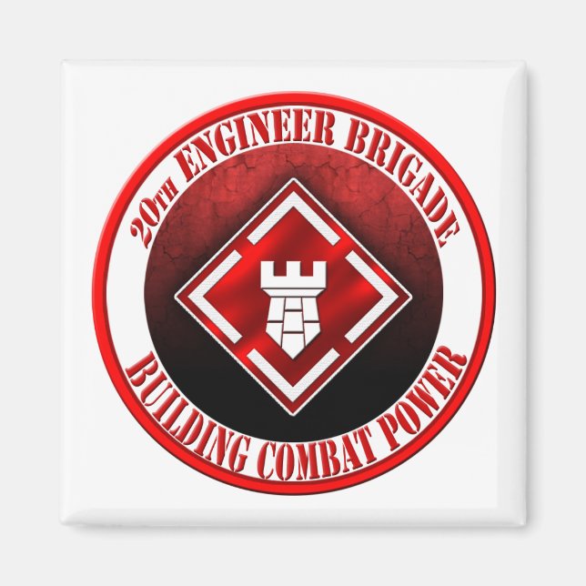 20th Engineer Brigade 003 Magnet (Front)
