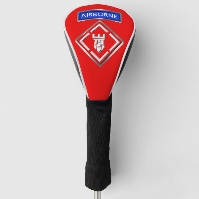 20th Engineer Brigade-Airborne   Golf Head Cover (Front)