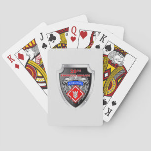 20th Engineer Brigade-Airborne Playing Cards