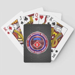20th Engineer Brigade-Airborne Playing Cards
