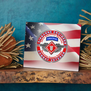 20th Engineer Brigade Combat Veteran Plaque