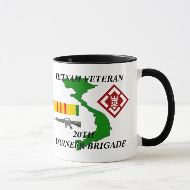 20th Engineer Brigade Vietnam Veteran Coffee Mugs (Right)