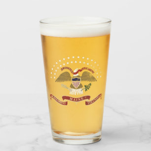 20th Maine Emblem - Distressed Glass
