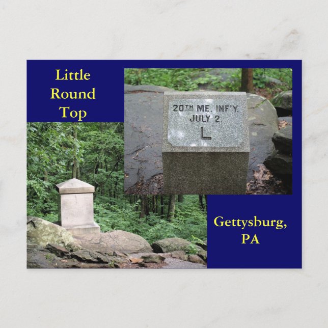 20th Maine Postcard (Front)