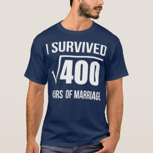 20th Marriage Anniversary Wedding Gift 20 years We T-Shirt