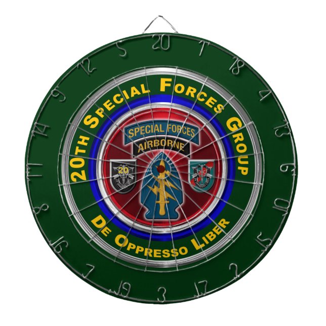 20th Special Forces Group (Airborne) Dartboard (Front)
