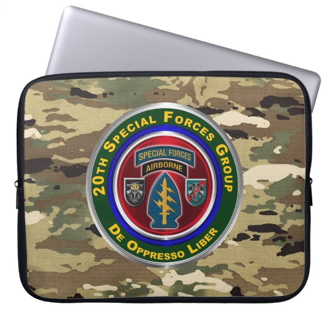 20th Special Forces Group Laptop Sleeve (Front)