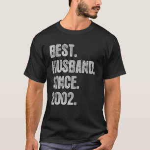20th Wedding Aniversary For Him Best Husband Since T-Shirt