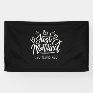 20th Wedding Anniversary Banner