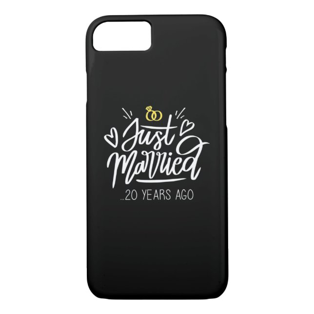 20th Wedding Anniversary Case-Mate iPhone Case (Back)
