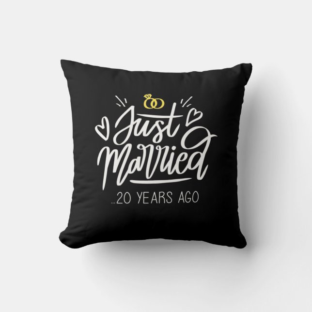 20th Wedding Anniversary Cushion (Front)