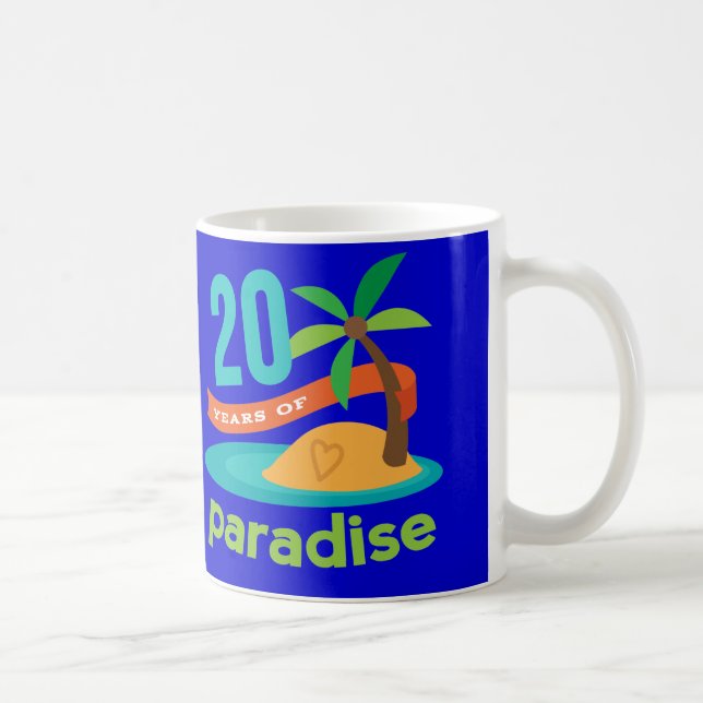 20th Wedding Anniversary Funny Gift For Her Coffee Mug (Right)