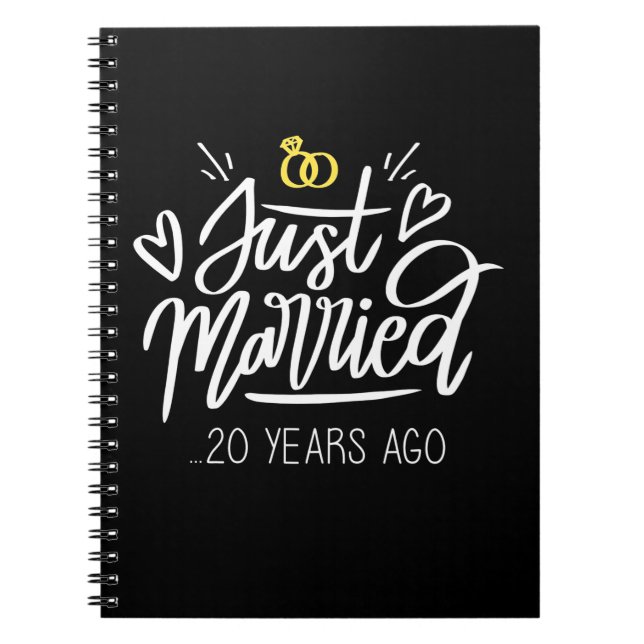 20th Wedding Anniversary Notebook (Front)