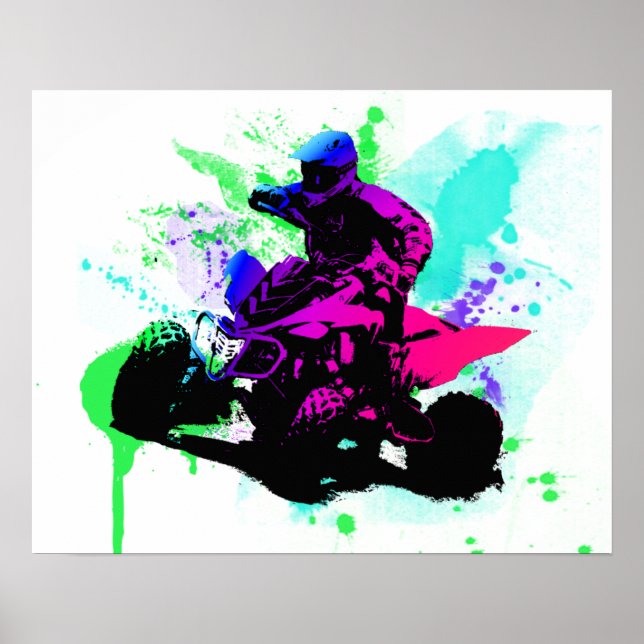 20x16 Splatter Poster Semi-Gloss (Front)