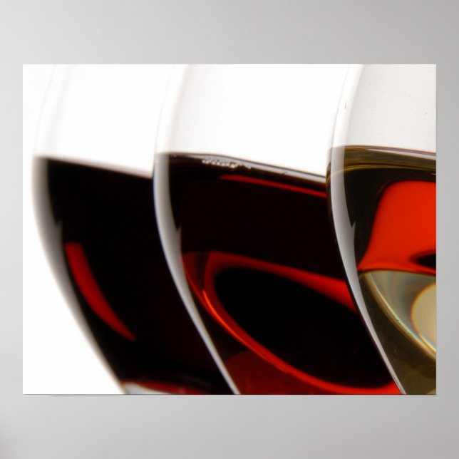 20x16 Wine Glasses Wall Art (Front)