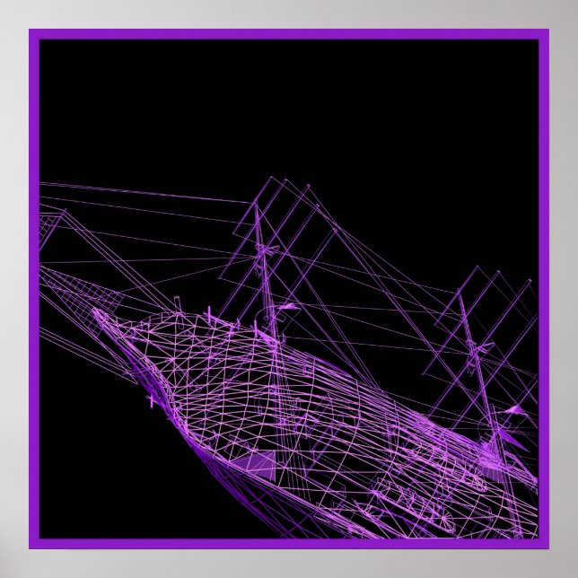 20x20 Pirate Ship Wall Art (Front)