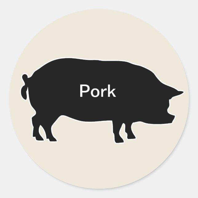 20x Stickers Meal Choice Pork (Front)