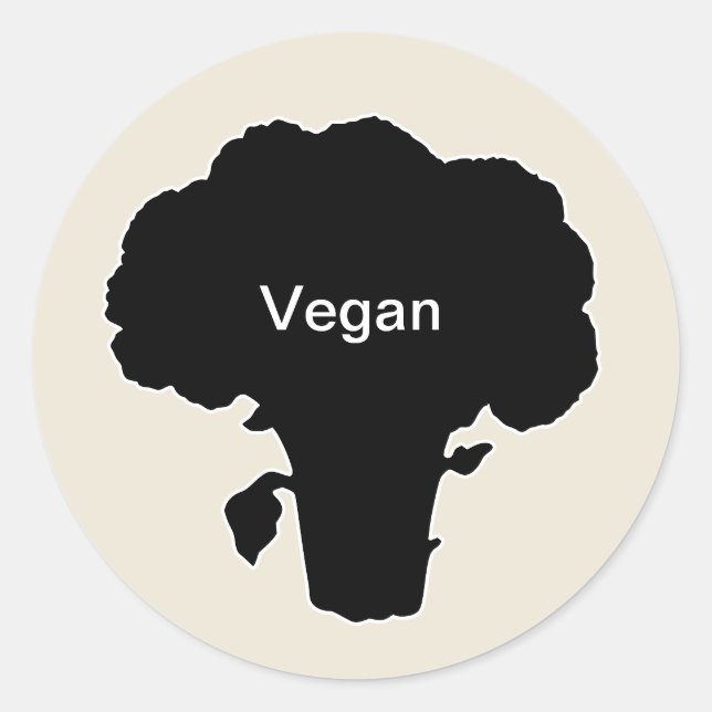 20x Stickers Meal Choice Vegan (Front)