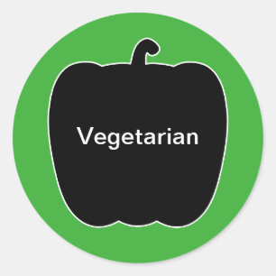 20x Stickers Meal Choice Vegetarian