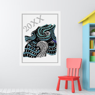 20XX Abstract Graphic Art Print Poster