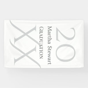 20XX bold le graduation name congrats school year  Banner
