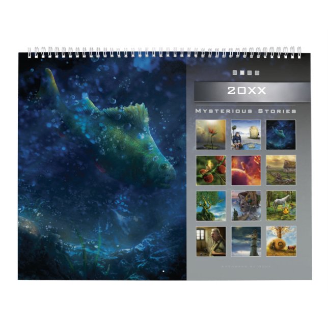 20XX Mysterious Stories (2) - Huge Wall Calendar (Cover)