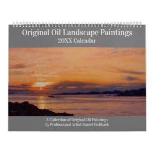 20XX Original Landscape Paintings Calendar
