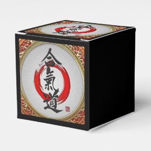 [210] Japanese calligraphy - Aikido Favour Box