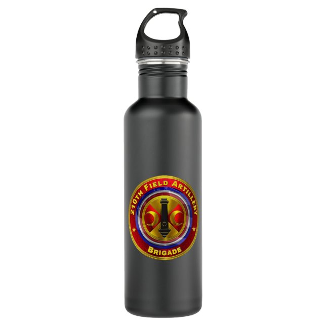 210th Field Artillery Brigade “Thunder” 710 Ml Water Bottle (Front)