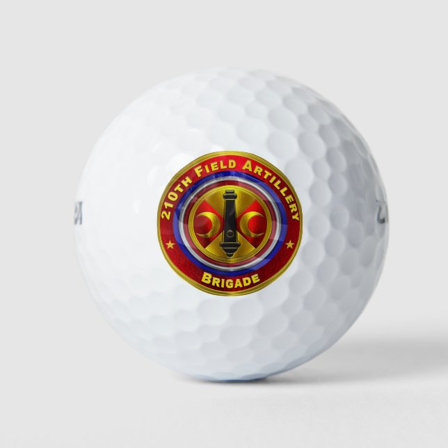 210th Field Artillery Brigade “Thunder” Golf Balls (Front)