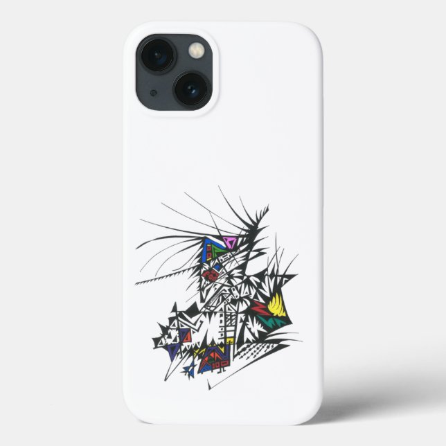 21 Colourful Abstract Tribal Tattoo Art Case-Mate iPhone Case (Back)