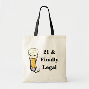 21 & Finally Legal Tote Bag