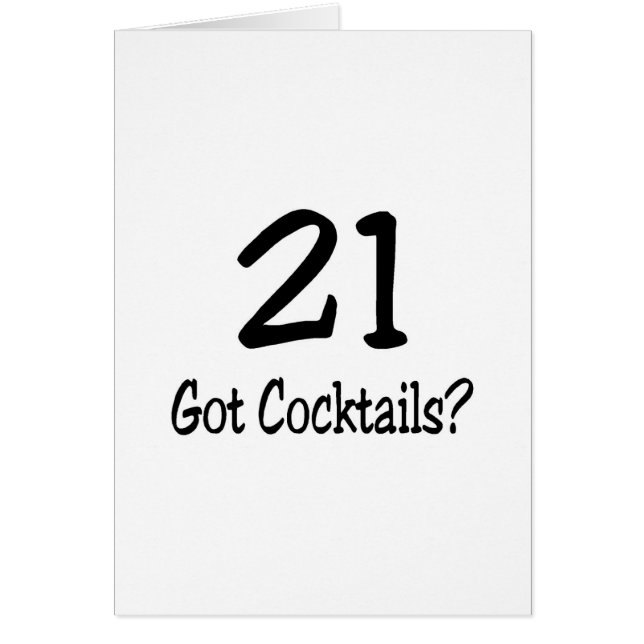21 Got Cocktails (Front)