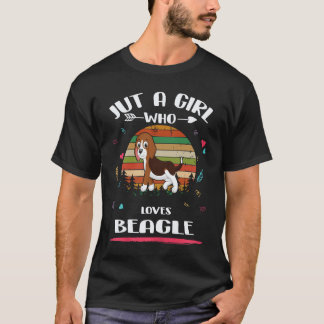 21 Just A Girl Who Loves Beagle T-Shirt