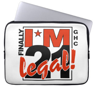 21 & LEGAL custom mnogram laptop sleeves