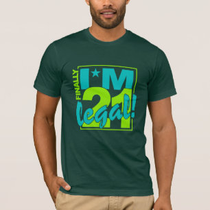 21 & LEGAL shirt - choose style & colour