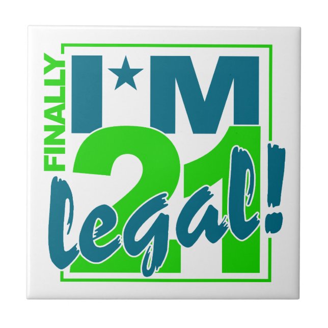 21 & LEGAL tile (Front)