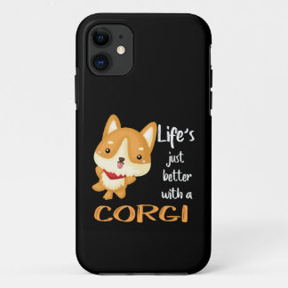 21 Life's Just Better With A Corgi Case-Mate iPhone Case