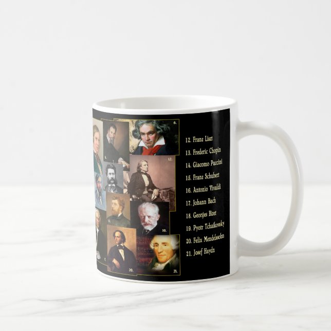 21 Music Masters  Coffee Mug (Right)