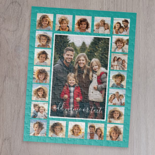 21 Photo Collage and Text - CAN Edit COLOR Jigsaw Puzzle