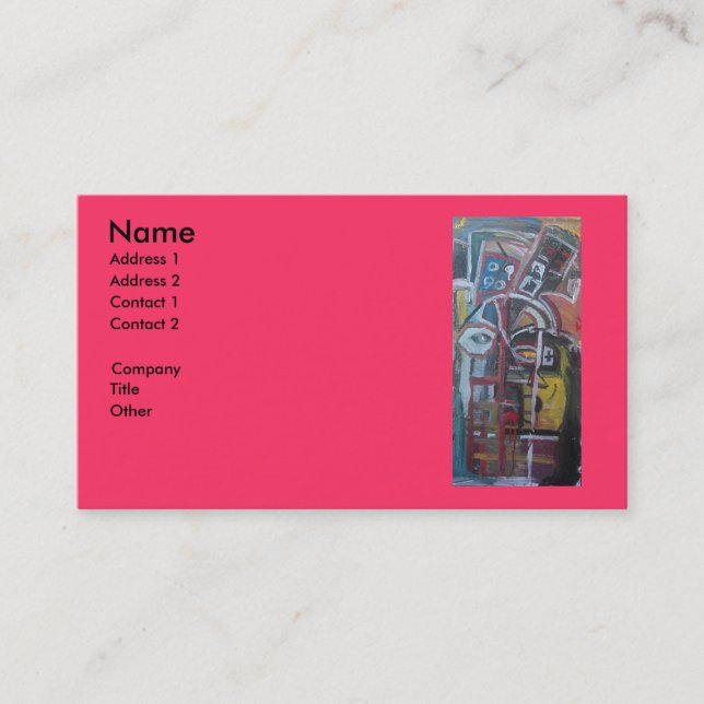 21 QUESTIONS BUSINESS CARD (Front)