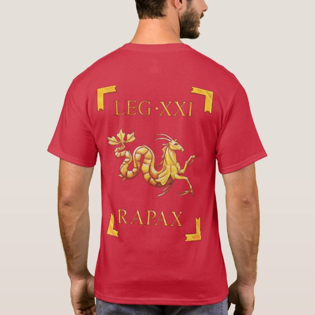 21 Roman Legio XXI Rapax T-Shirt (Back)