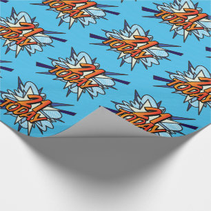 21 TODAY Fun Retro Comic Book Pop Art Wrapping Paper